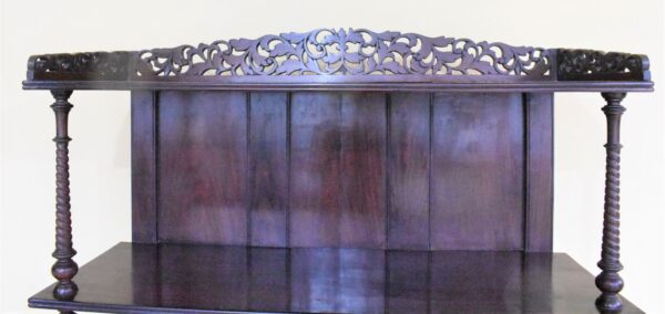 Victorian Rosewood Dresser/Cupboard - Image 6