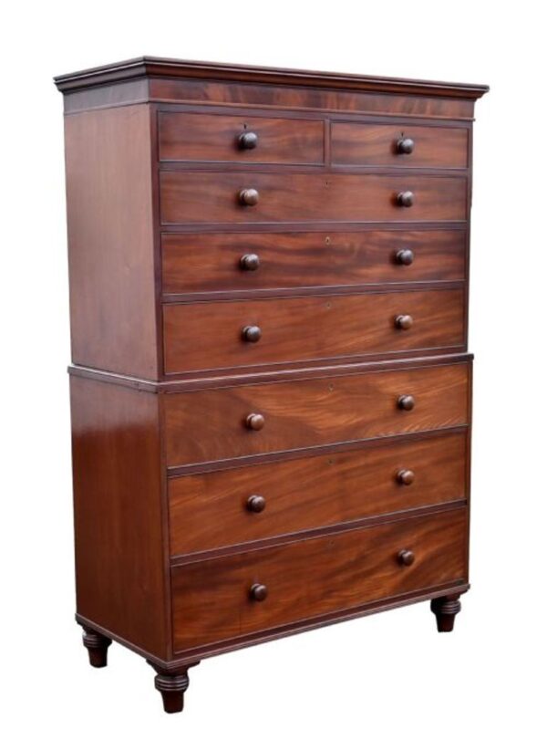 Victorian Mahogany Chest on Chest
