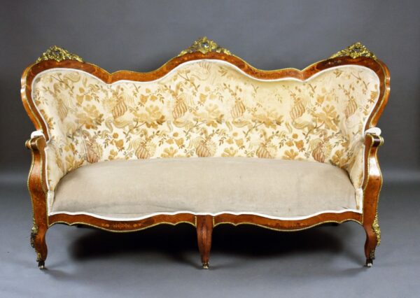 Antique French Marquetry Sofa