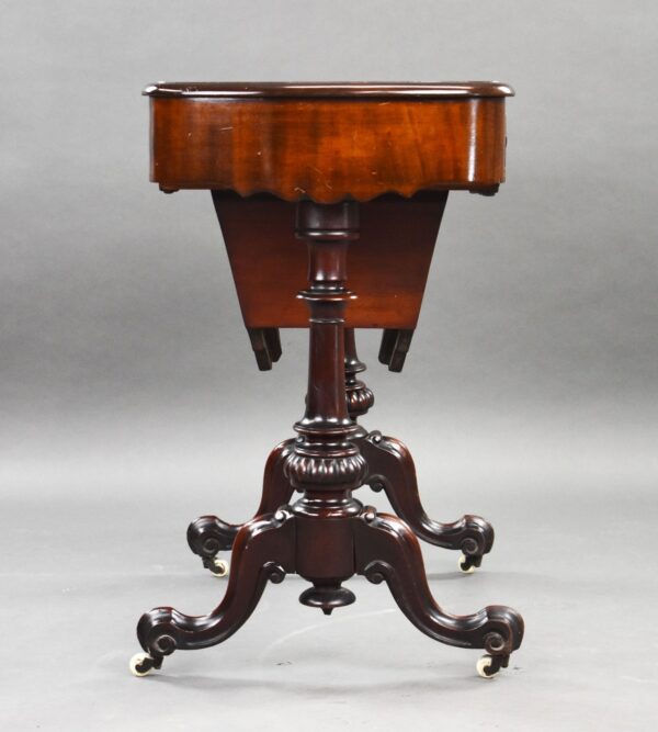 Victorian Mahogany Work Table - Image 4