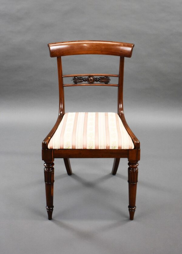 Set of 6 William IV Rosewood Dining Chairs - Image 7