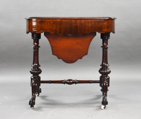 Victorian Mahogany Work Table - Image 3
