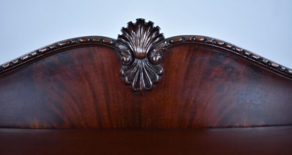 Edwardian Mahogany Serpentine Cabinet - Image 5