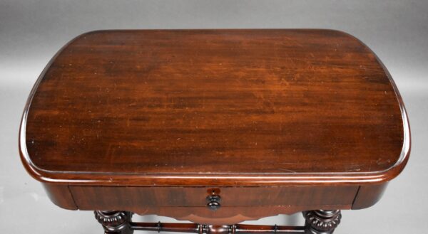 Victorian Mahogany Work Table - Image 8