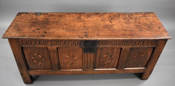 17th Century Oak Coffer - Image 2