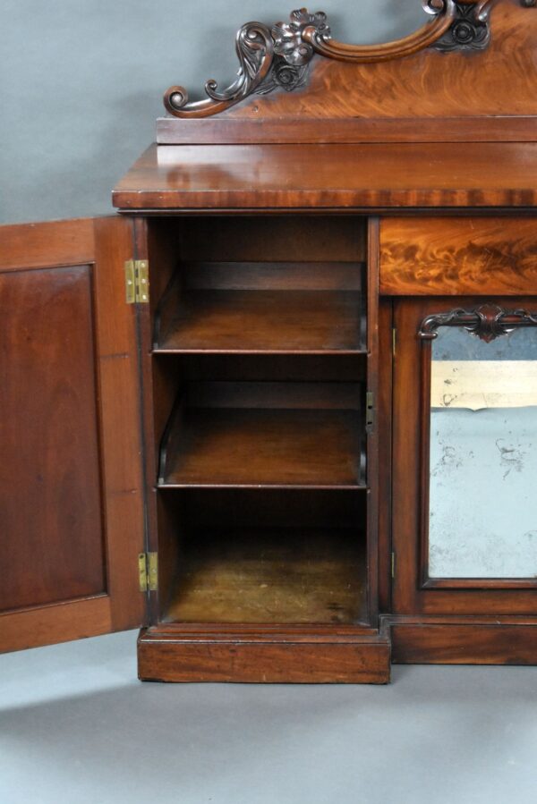 Victorian Flame Mahogany Sideboard - Image 2