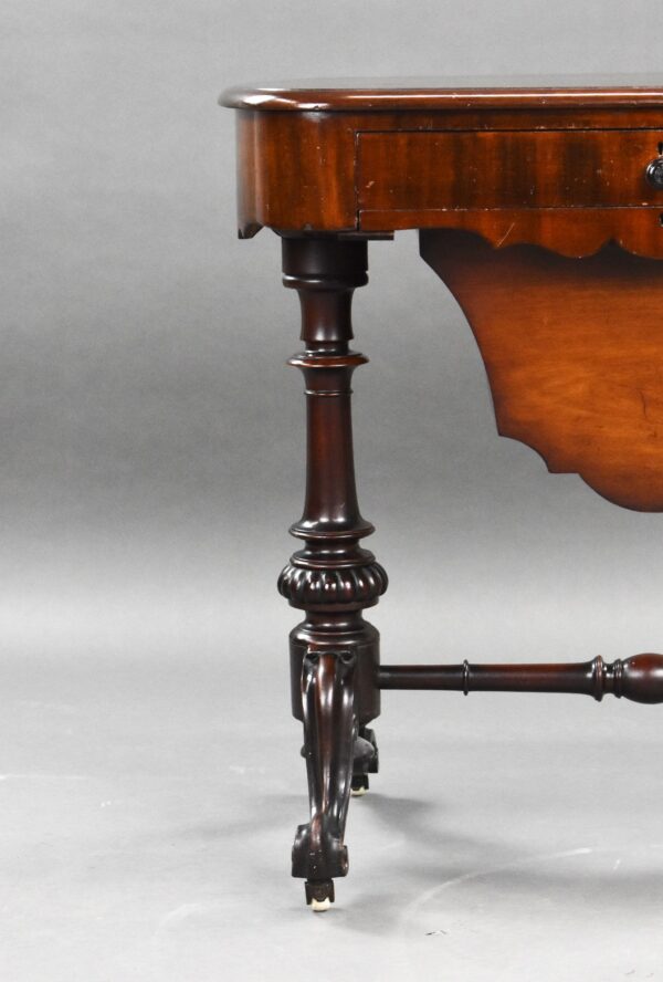 Victorian Mahogany Work Table - Image 10