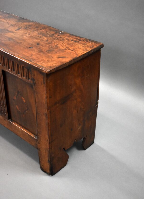 17th Century Oak Coffer - Image 4