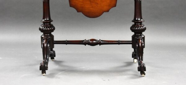 Victorian Mahogany Work Table - Image 7