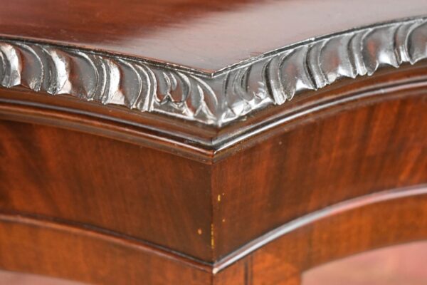 Edwardian Mahogany Serpentine Cabinet - Image 10