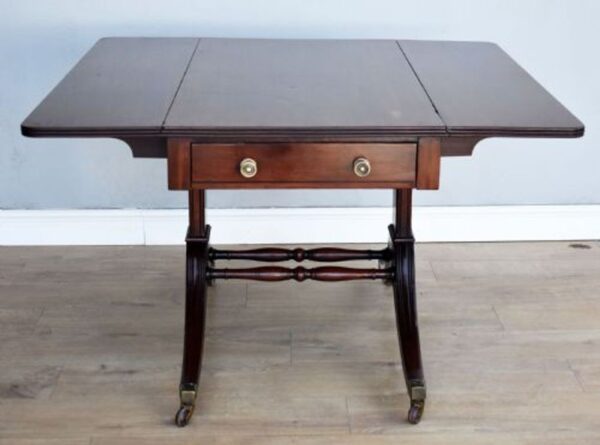 Regency Mahogany Pembroke Table - Image 3