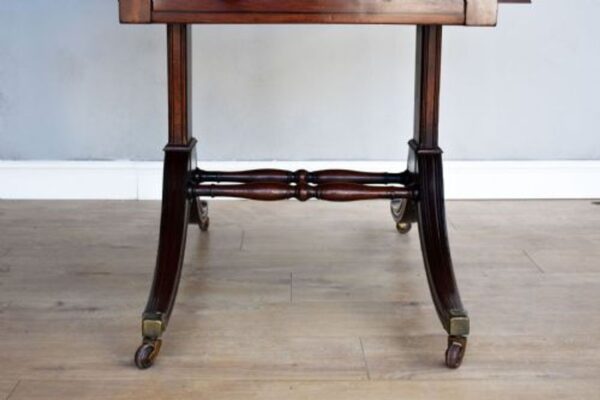 Regency Mahogany Pembroke Table - Image 5