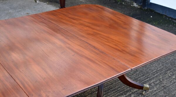 Regency Mahogany Dining Table - Image 7
