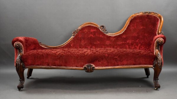 Victorian Mahogany Chaise Lounge