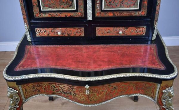 19th Century Ebonised Boulle Bonheur Du Jour - Image 17