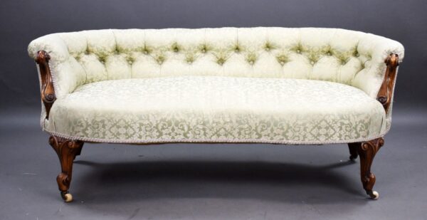 Victorian Walnut Sofa - Image 2