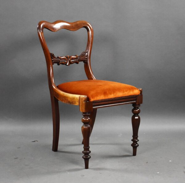 Set 6 19th Century Mahogany Dining Chairs - Image 2