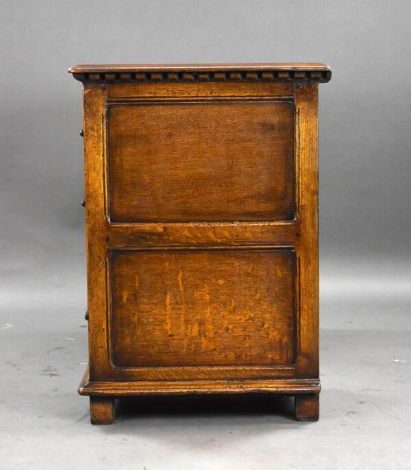 Antique Solid Oak Desk - Image 4