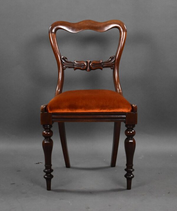 Set 6 19th Century Mahogany Dining Chairs - Image 3