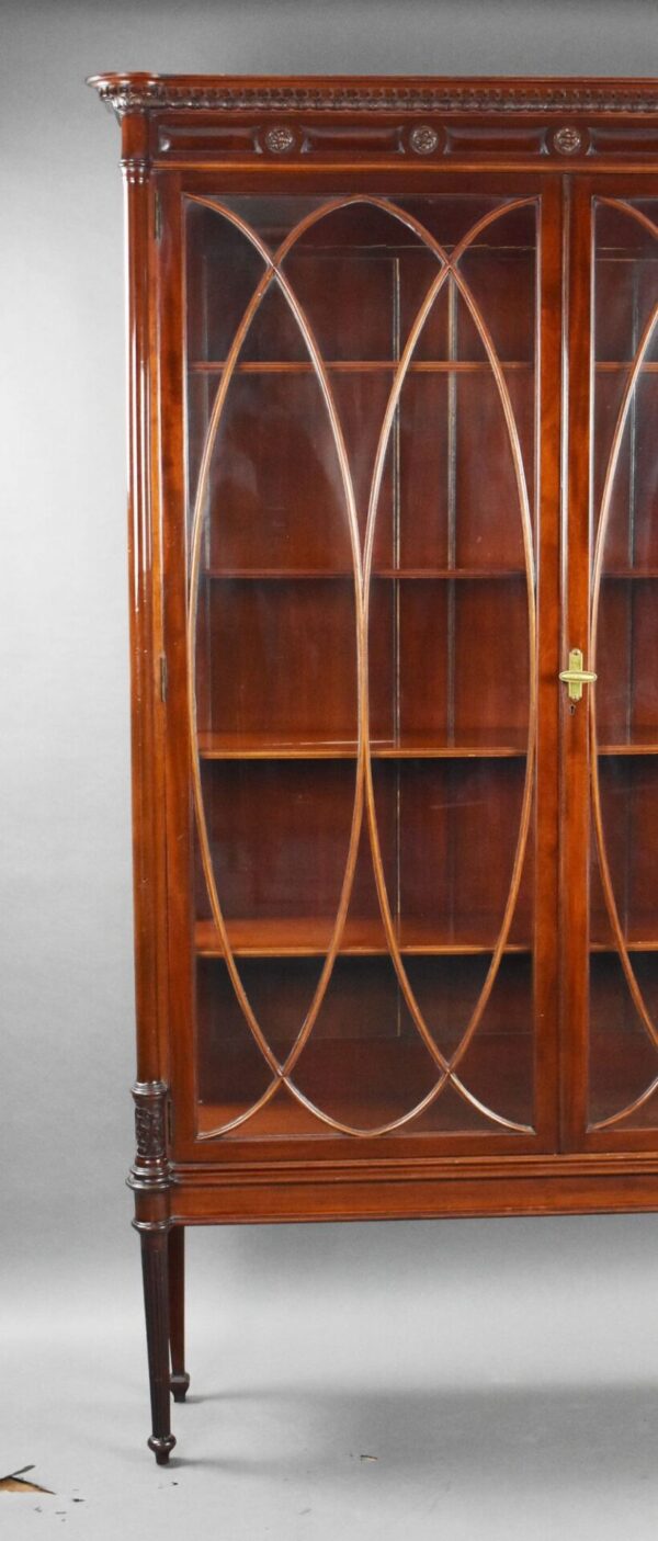 Edwardian Mahogany Display Cabinet - Image 4