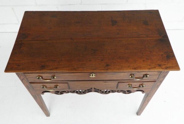 18th Century Oak Lowboy - Image 4