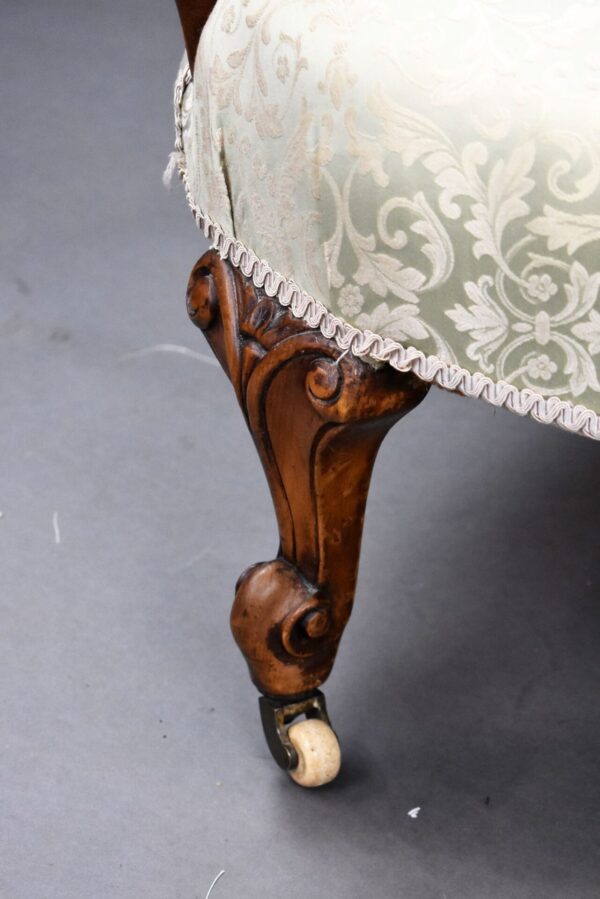 Victorian Walnut Sofa - Image 5