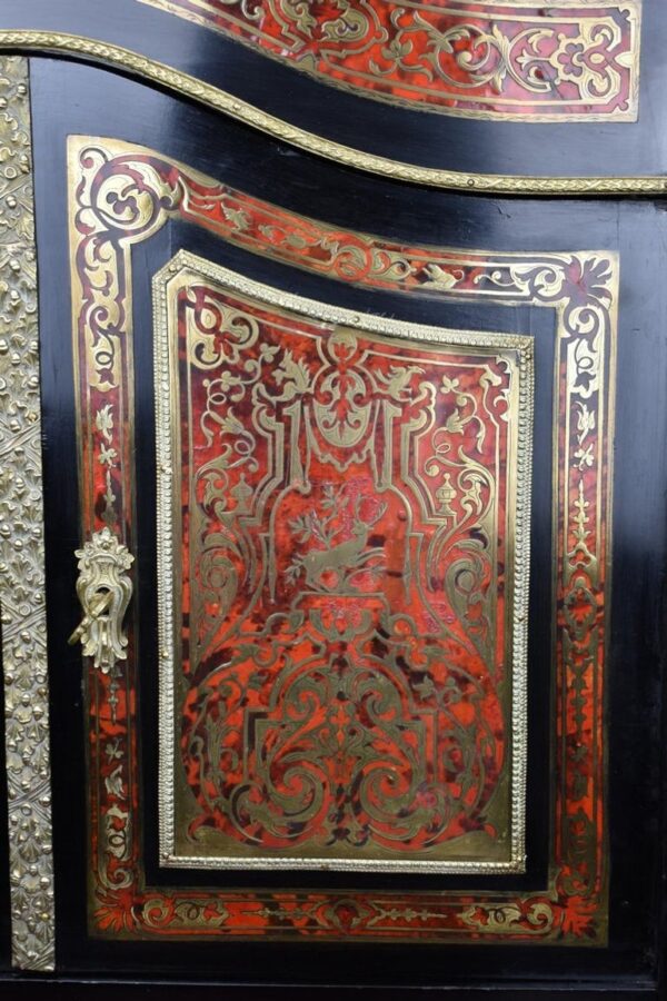 19th Century Ebonised Boulle Bonheur Du Jour - Image 5