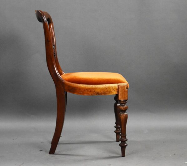 Set 6 19th Century Mahogany Dining Chairs - Image 6