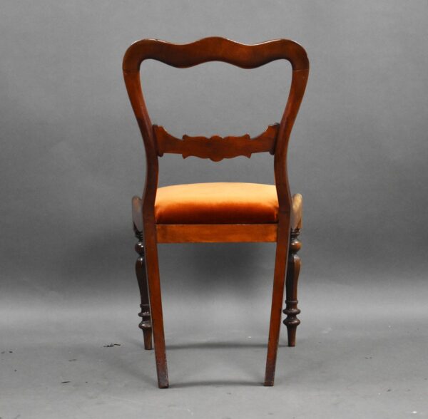 Set 6 19th Century Mahogany Dining Chairs - Image 7