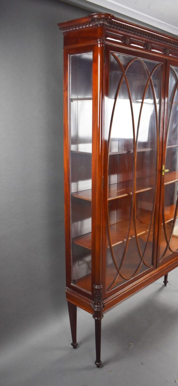 Edwardian Mahogany Display Cabinet - Image 8
