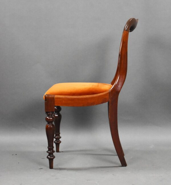 Set 6 19th Century Mahogany Dining Chairs - Image 8