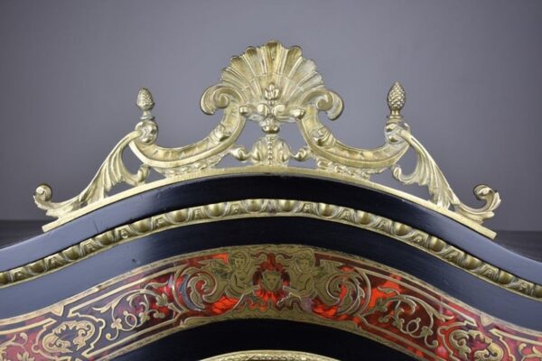 19th Century Ebonised Boulle Bonheur Du Jour - Image 8