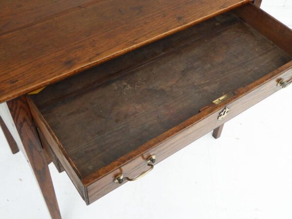 18th Century Oak Lowboy - Image 9
