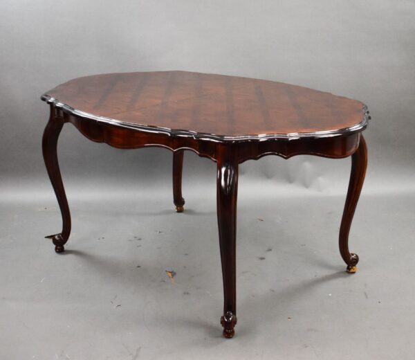 Walnut Inlaid Dining Table