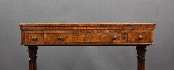 Victorian Walnut Inlaid Card Table - Image 3