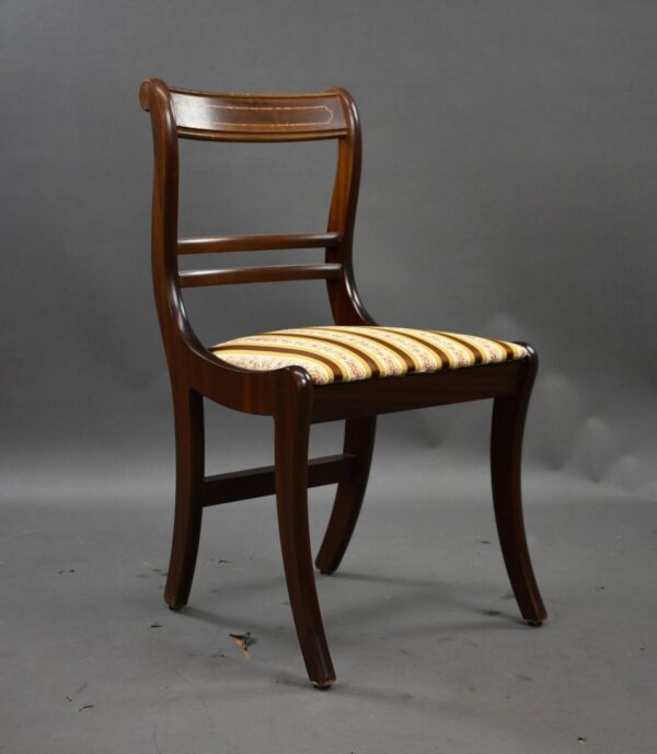 Set of 6 Mahogany Dining Chais - Image 5