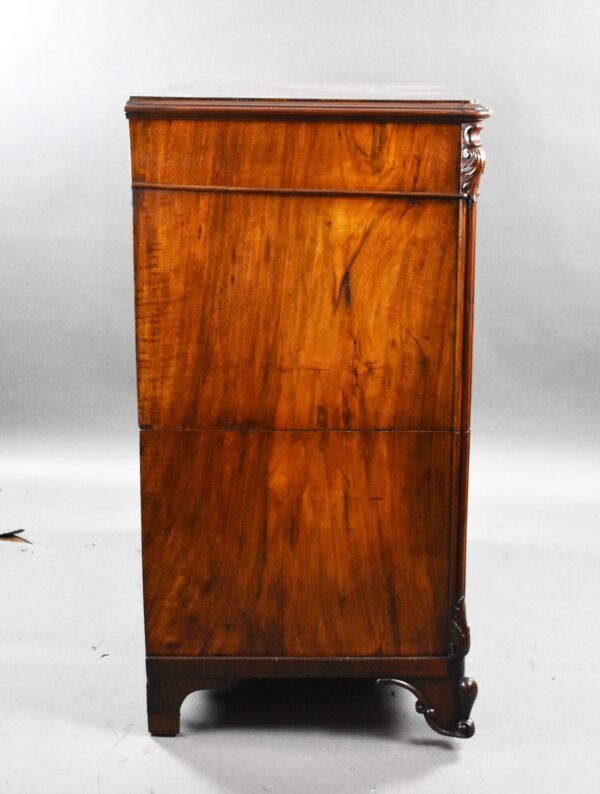 Large 19th Century Walnut Two Section Chest - Image 5