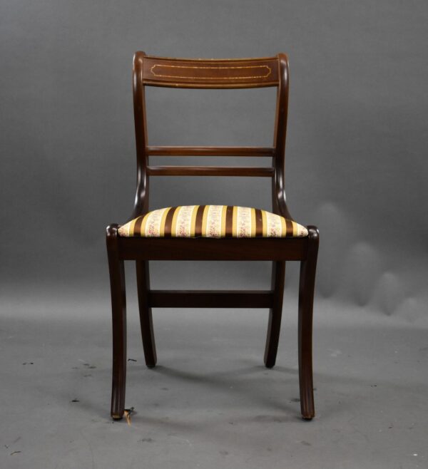 Set of 6 Mahogany Dining Chais - Image 6