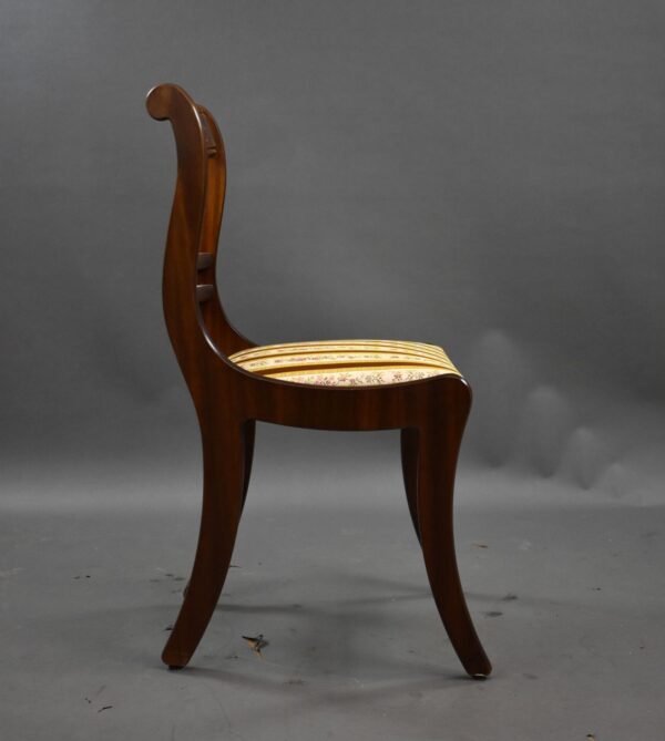 Set of 6 Mahogany Dining Chais - Image 7