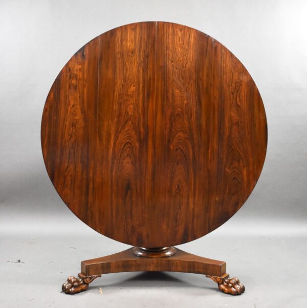 William IV Rosewood Circular Breakfast Table