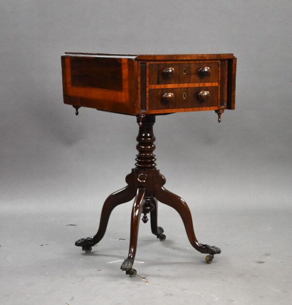 Regency Mahogany Work Table