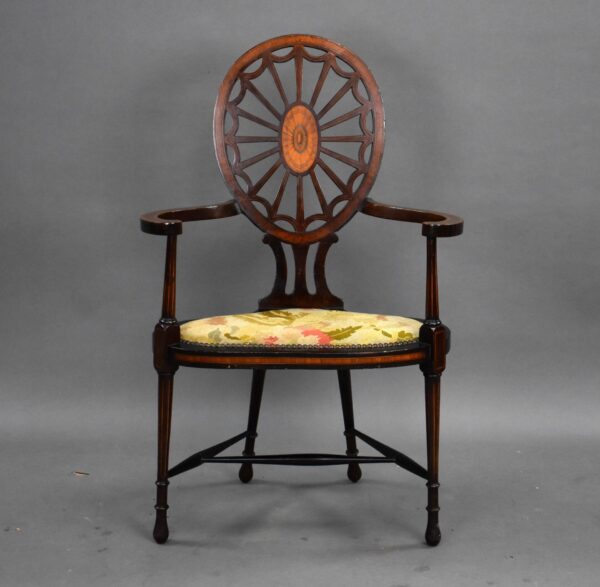 Edwardian Mahogany Armchair