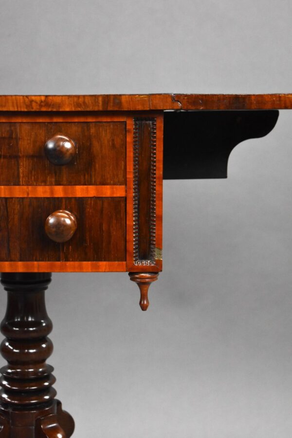 Regency Mahogany Work Table - Image 11