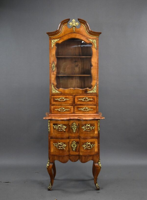 19th Century French Walnut Bonheur Du Jour - Image 2
