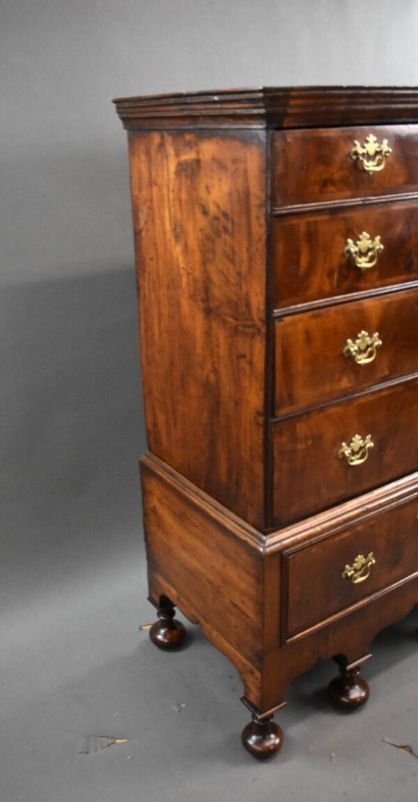 18th Century Walnut Chest on Stand - Image 2