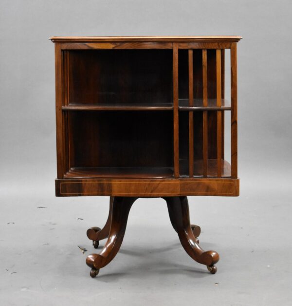 Edwardian Mahogany Revolving Bookstand - Image 2