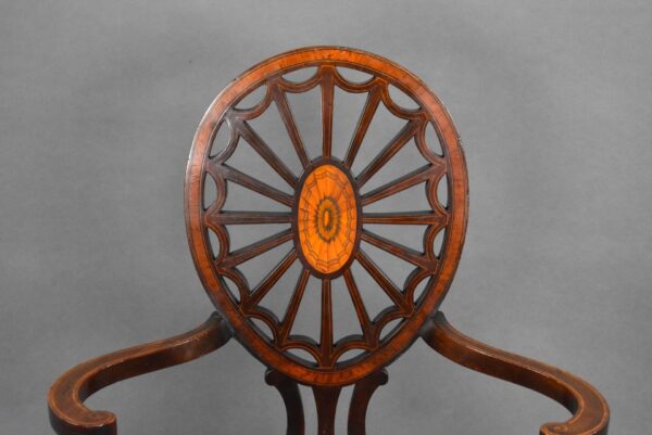Edwardian Mahogany Armchair - Image 2