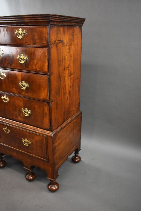 18th Century Walnut Chest on Stand - Image 3