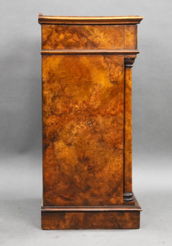 Victorian Burr Walnut Pot Cupboard - Image 6