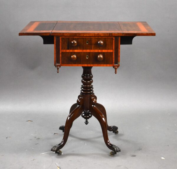 Regency Mahogany Work Table - Image 3